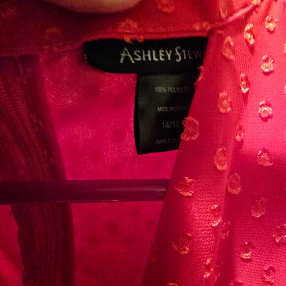 Ashley Stewart’ One-Piece Red Pants Suit 14/16 OR 28/61 NWOT - Picture 4 of 10